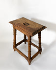 Antique Walnut Stool | Spain