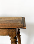 Antique Walnut Stool | Spain