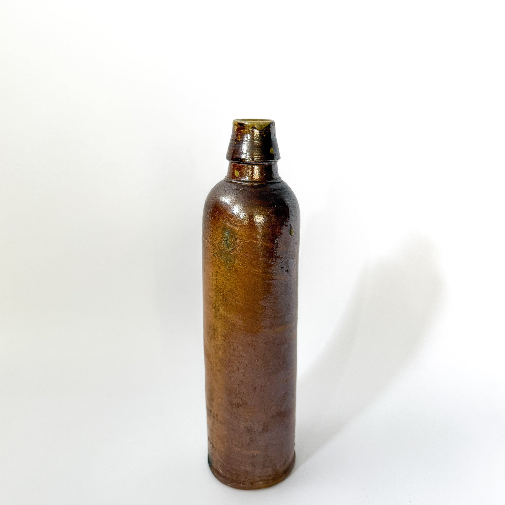 Rare Pair of European Stoneware Bottles | No. 837