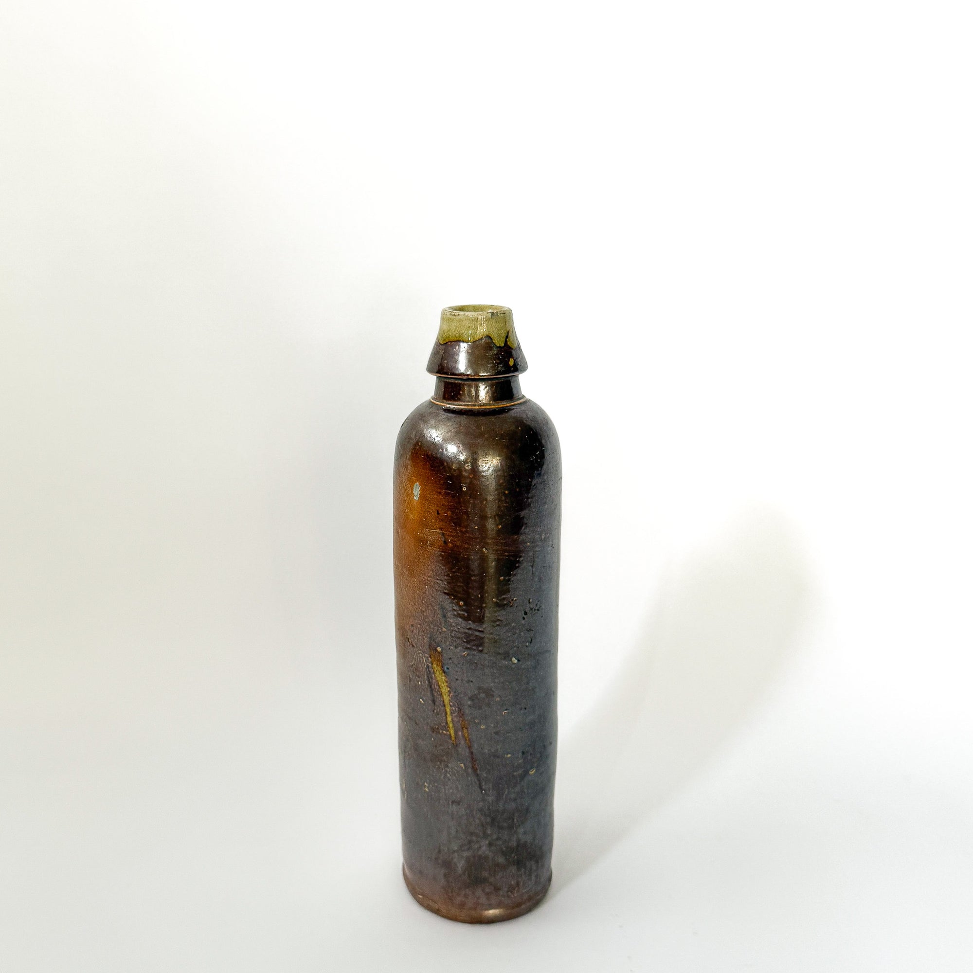 Rare Pair of European Stoneware Bottles | No. 837