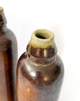 Rare Pair of European Stoneware Bottles | No. 837