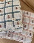 Teddy Bluebell Keepsake Baby Blanket