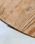 Round Folding French Vineyard Table