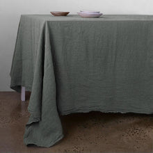 Load image into Gallery viewer, Flocca Linen Tablecloth
