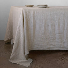 Load image into Gallery viewer, Flocca Linen Tablecloth
