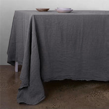 Load image into Gallery viewer, Flocca Linen Tablecloth
