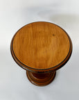 European Round Wooden Bistro Side Table
