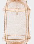Z2 Blonde Pendant | Sisal Net Tea Dyed