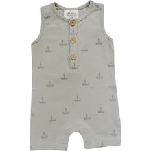 Load image into Gallery viewer, Organic Cotton Romper | Sailboats
