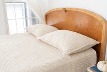Load image into Gallery viewer, Waffle Knit Standard Pillowcase | Ivory
