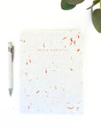 Handmade Papier Notebook | Wildflower Petal & Seed