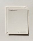 Thank You, Notecard Set of 6 | Premium Heavyweight Cardstock