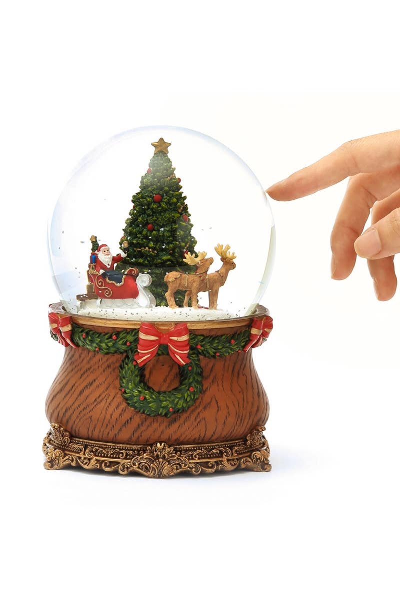 Heirloom Musical Snow Globe | Santa Jingle Bells