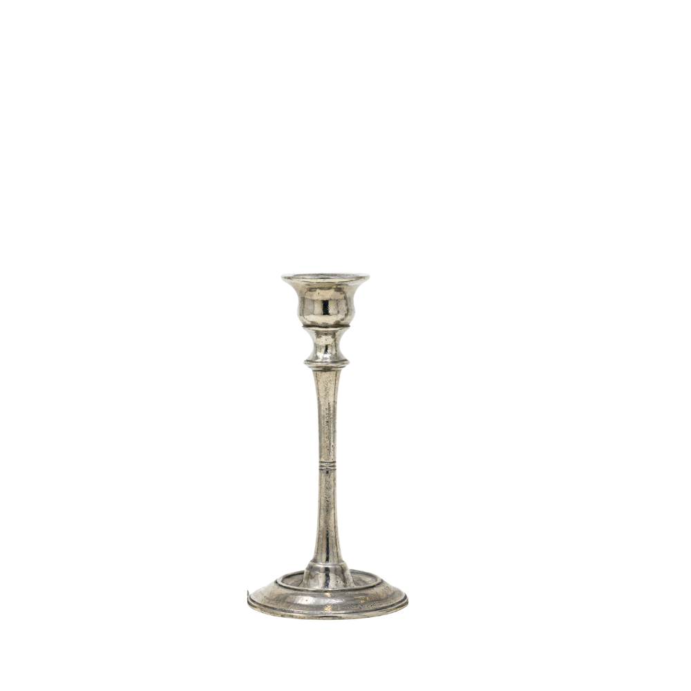 Italian Pewter Candlesticks