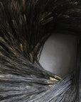 Large Preserved Black Bearded Wheat Wreath 30"