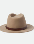 Messer Fedora Hat | Sand with Brown Leather Band