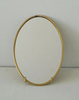 Petite Brass Mirror | Oval