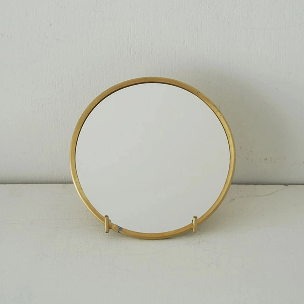 Petite Brass Mirror | Round