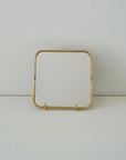 Petite Brass Mirror | Square