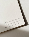 Thank You, Notecard Set of 6 | Premium Heavyweight Cardstock