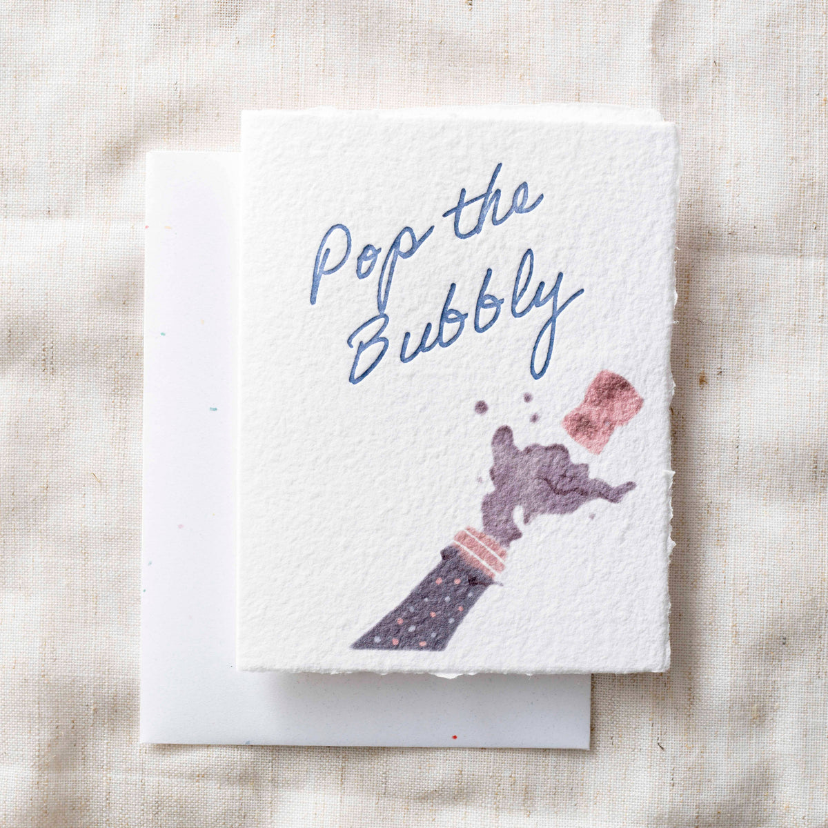 Pop the Bubbly | Handmade Greeting Card