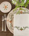 Hand-painted Petite Italian Plate | Vintage Garden