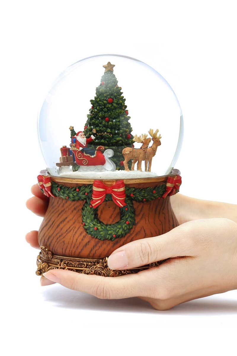 Heirloom Musical Snow Globe | Santa Jingle Bells