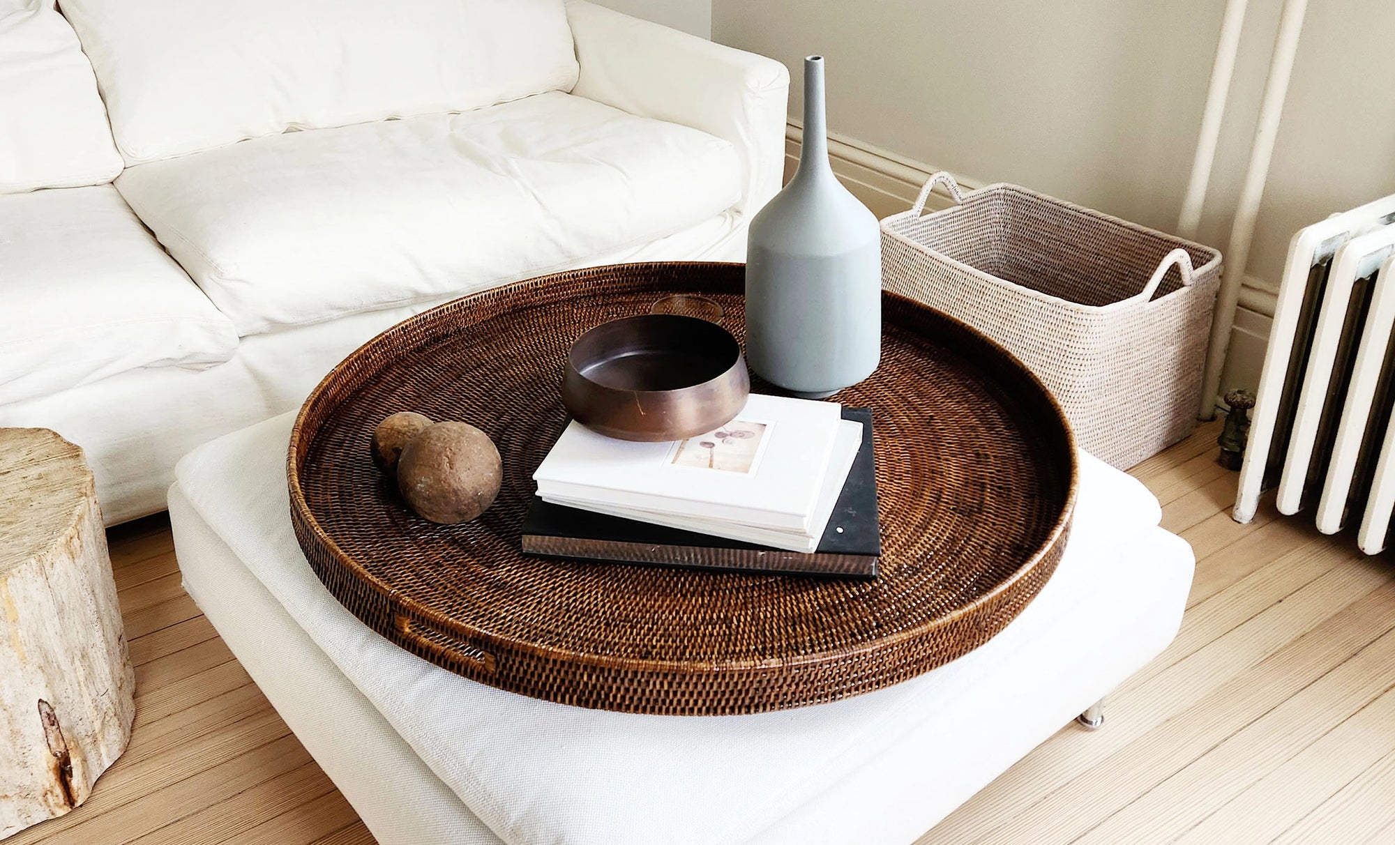 Bengal Round Coffee Table Tray