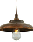 Declan Brass Factory Pendant Light