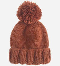 Load image into Gallery viewer, Classic Knit Pom Hat | Cinnamon
