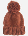 Classic Knit Pom Hat | Cinnamon