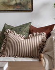 Hudson Ruffle Lumbar Pillow