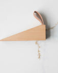 Wood & Leather Door Stopper