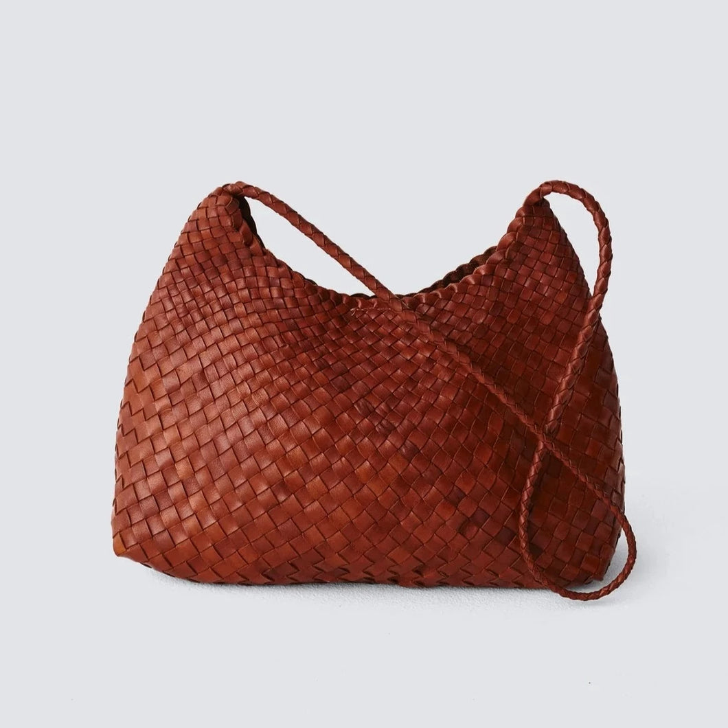 Dragon - Women's Small Inside-Out braided leather bag