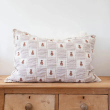 Load image into Gallery viewer, Crochet Patchwork Teddy Pillowcase | Standard
