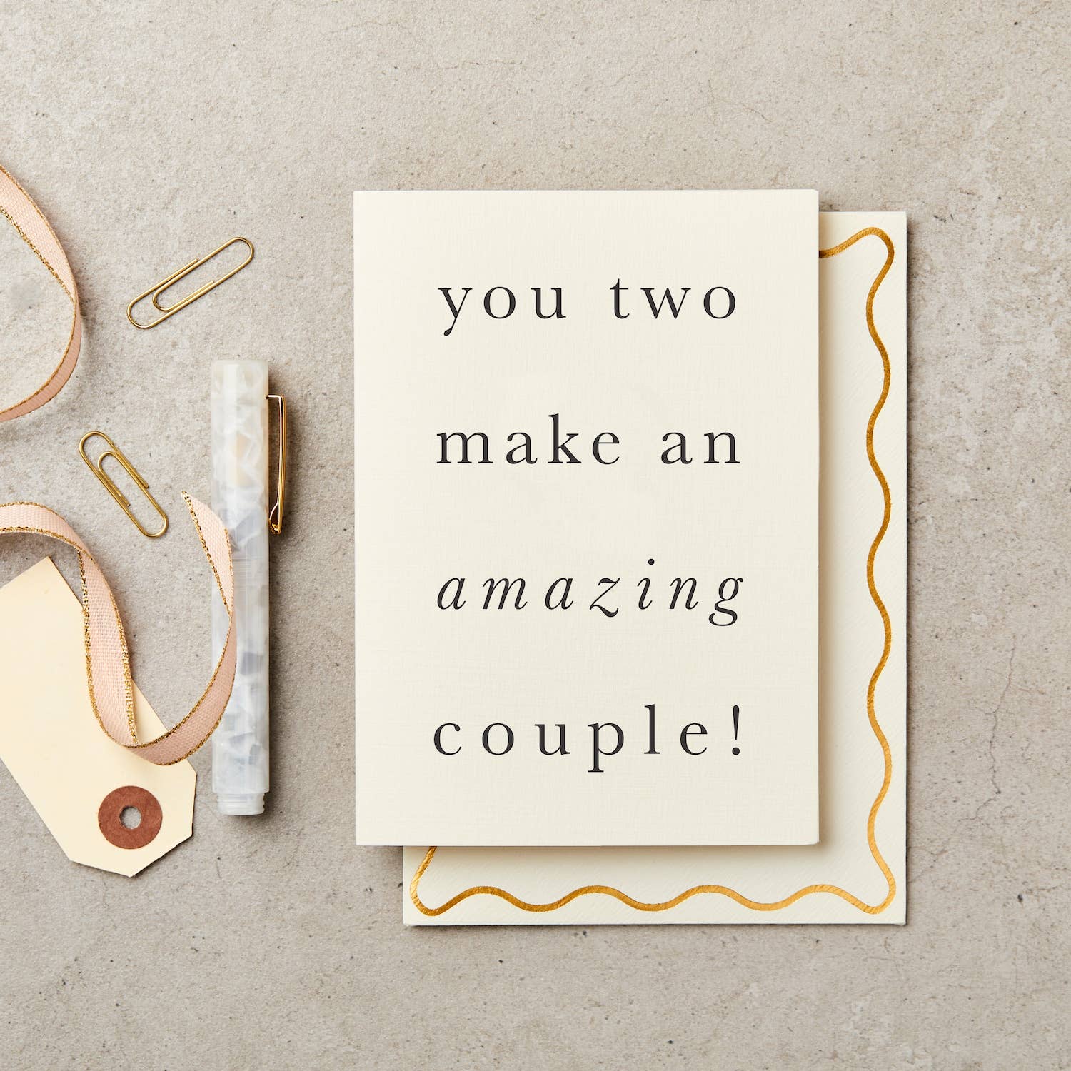 Amazing Couple | Hand Printed Greeting Card