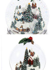 Heirloom Musical Oversized Snow Globe with Rotating Train | Snowy Village