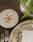 Hand-painted Petite Italian Plate | Vintage Garden