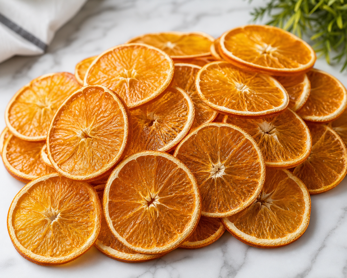 Dehydrated Oranges Cocktail Garnish