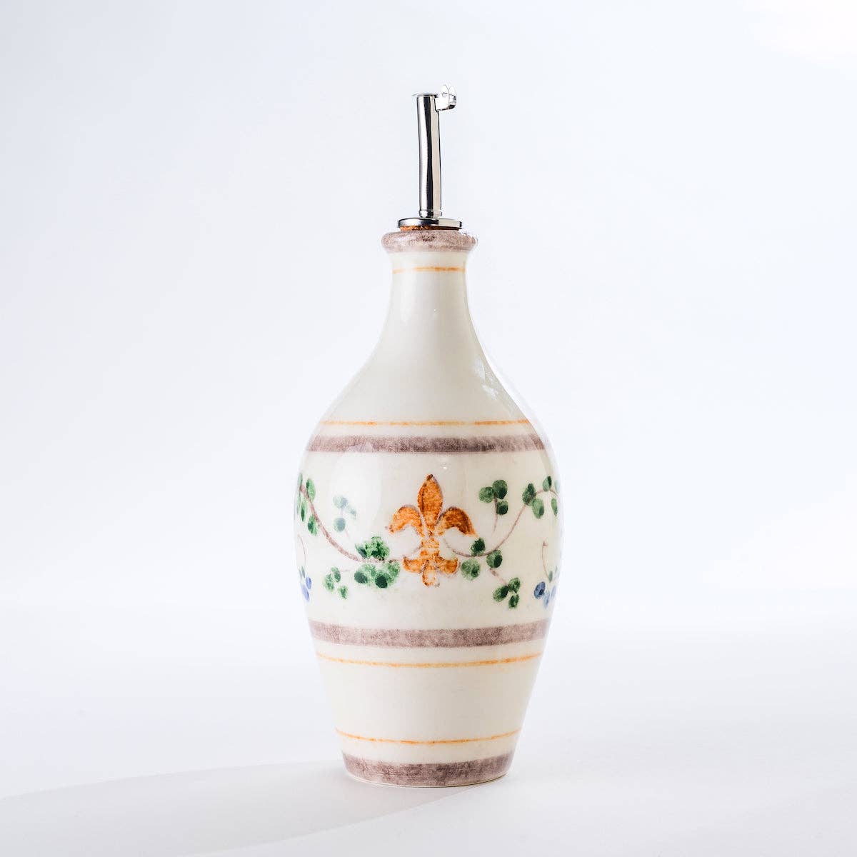 Hand-painted Italian Oil Cruet