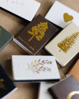 Lodgepole Pine Tree | Brown + Gold Matchbook