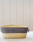 Oval Basket | Natural + Cromo