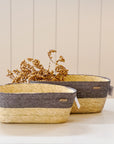 Oval Basket | Natural + Cromo