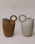 Petit Ceramic Ring Pitcher | Sand