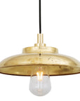 Declan Brass Factory Pendant Light