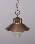 Barra Vintage Brass Industrial Pendant Light