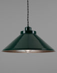 Regan Colored Brass Pendant Light