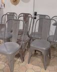 Tag Sale | Vintage Tolix Metal Dining Chairs | Set of 8