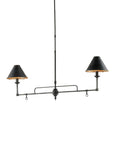 Prosperity Rectangular Chandelier | French Black