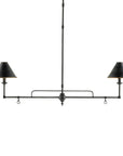 Prosperity Rectangular Chandelier | French Black